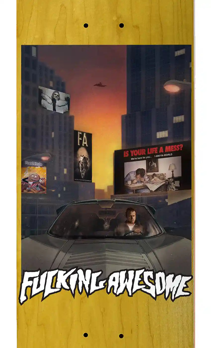 Fucking Awesome AVE City Drive Skateboard Deck 8.5