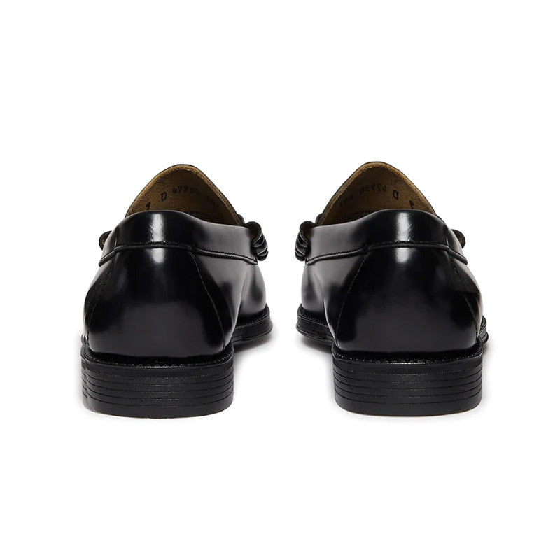 G.H. Bass x POP Easy Weejuns Lincoln Leather Black Leather