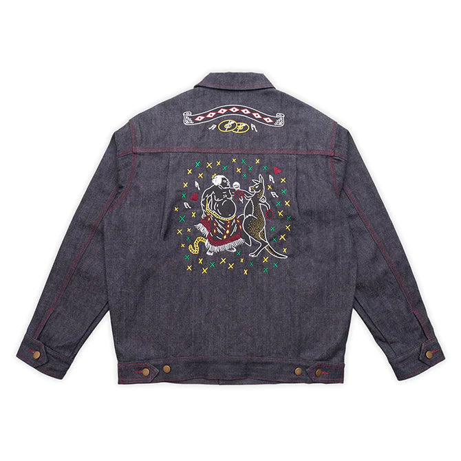 Pass-Port x Evisen Selvedge Denim Workers Club Jacket Raw Denim