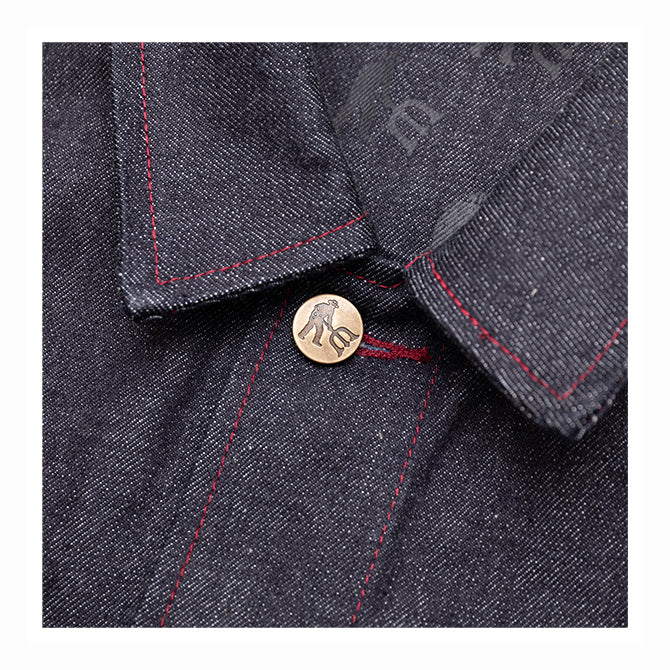 Pass-Port x Evisen Selvedge Denim Workers Club Jacket Raw Denim