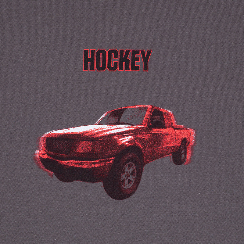 Hockey Red Ranger Crewneck Sweater Charcoal