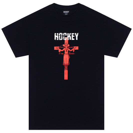 Hockey Sweet Heart T-Shirt Black