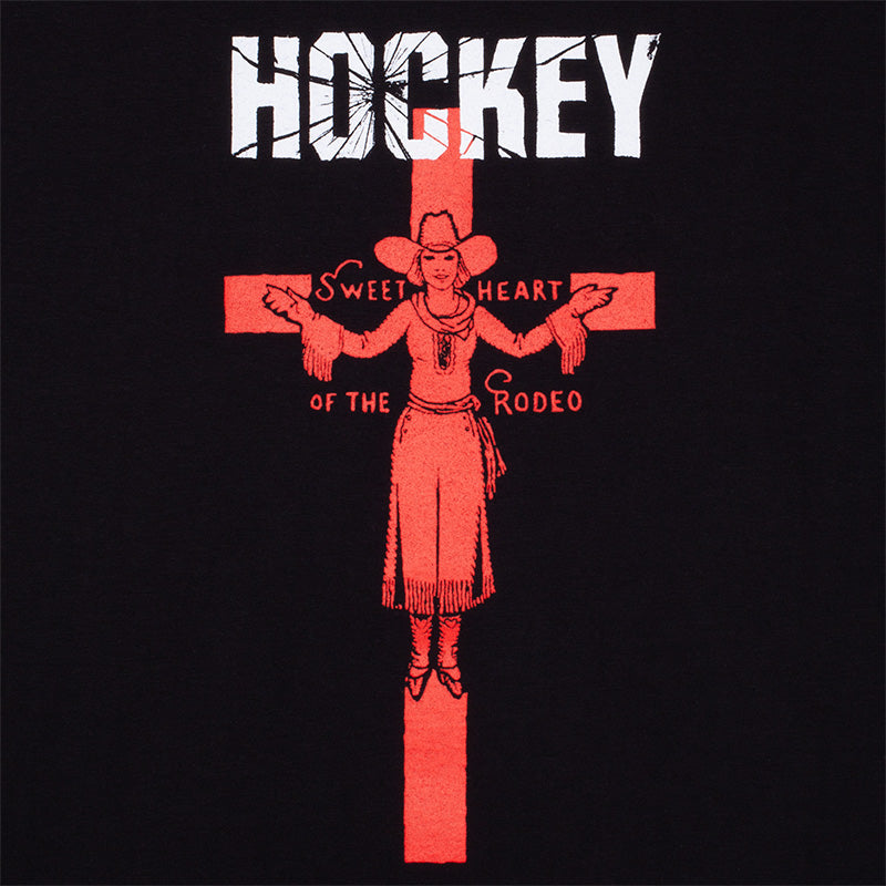 Hockey Sweet Heart T-Shirt Black