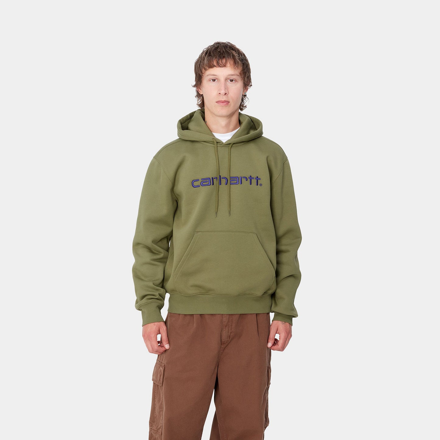 Carhartt WIP Hooded Carhartt Sweater Capulet/Aura