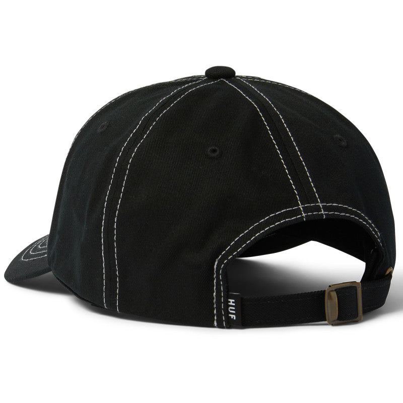 HUF Arch Logo 6 Panel Cv Cap Black