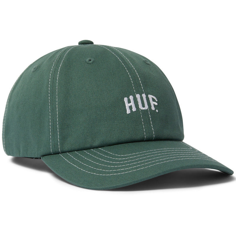 HUF Arch Logo 6 Panel Cv Cap Forest Green