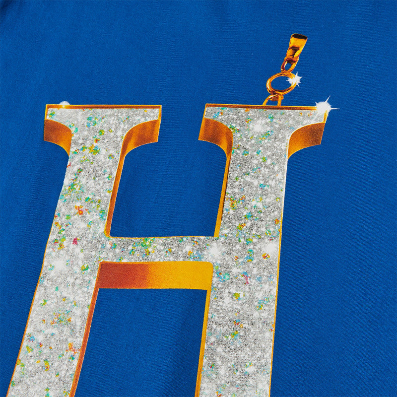 HUF Big H T-Shirt Cobalt Blue