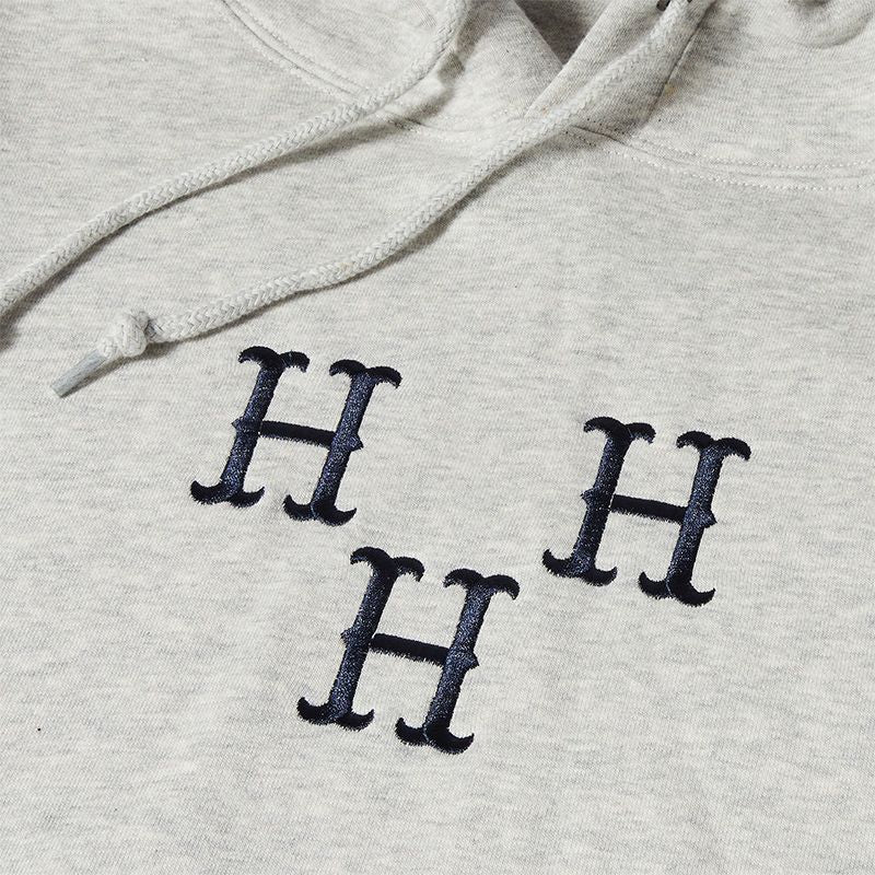 HUF Hat Trick Hoodie Heather Grey