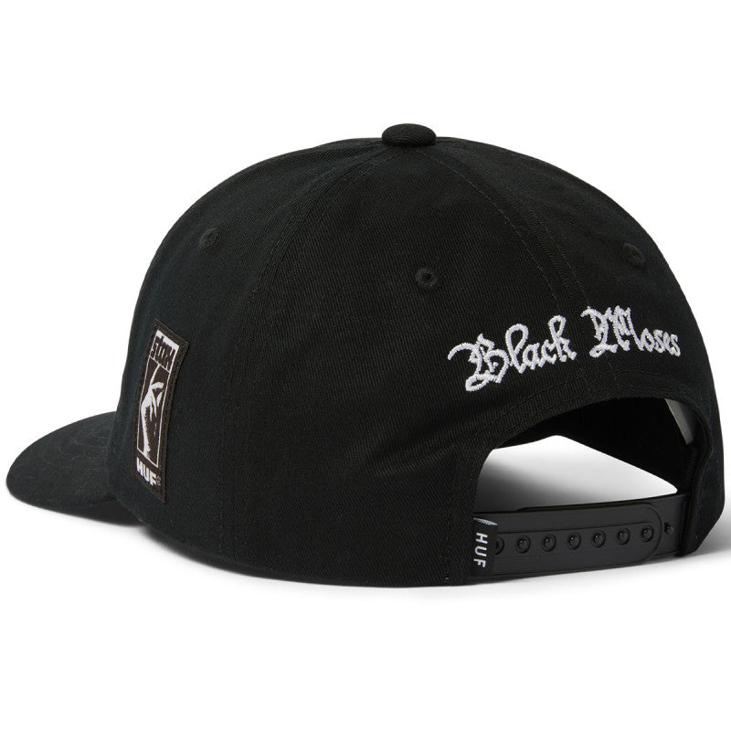 HUF Isaac Hayes 6 Panel Cap Black