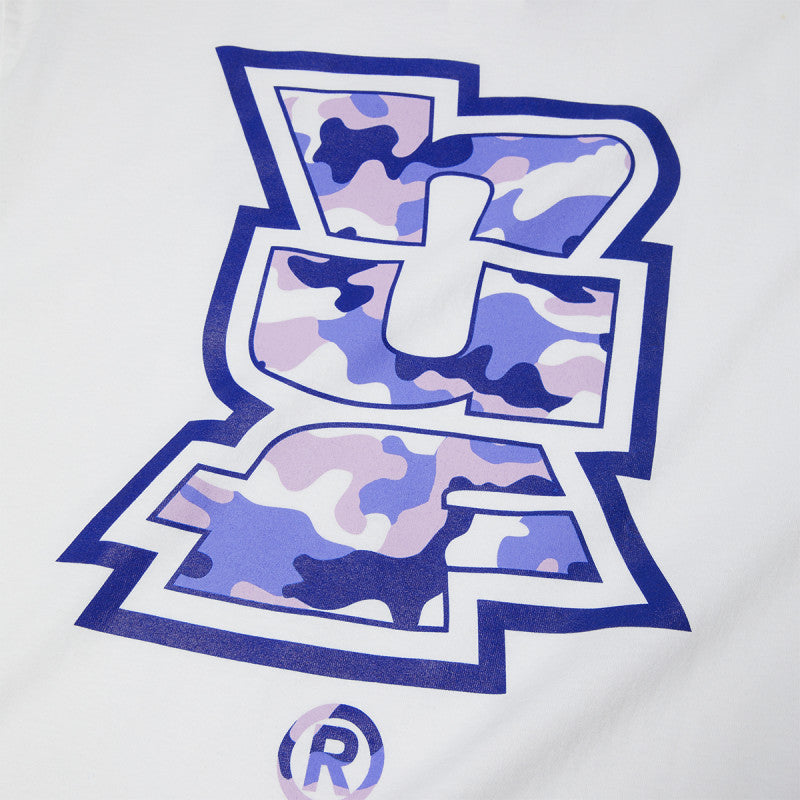 HUF Megablast Camo T-Shirt White