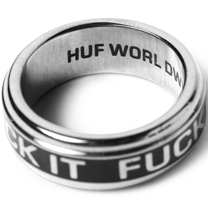 HUF Mono Ring Silver