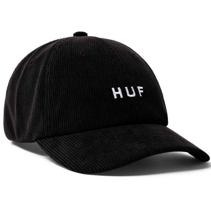 HUF OG Corduroy 6 Panel Cv Cap Black