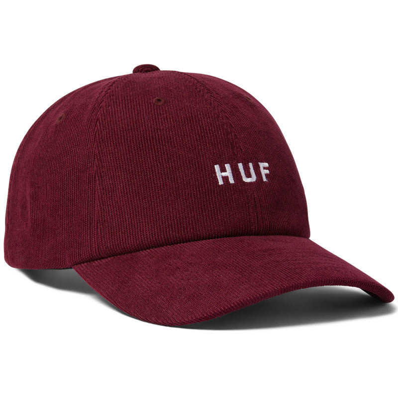 HUF OG Corduroy 6 Panel Cv Cap Deep Wine