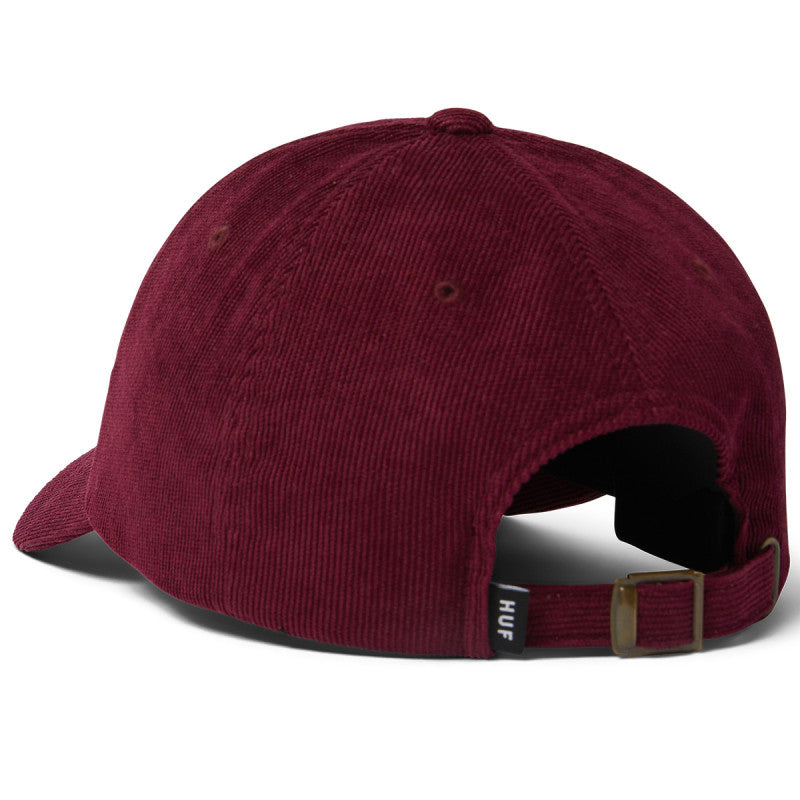 HUF OG Corduroy 6 Panel Cv Cap Deep Wine