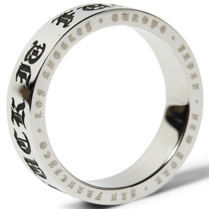 HUF Old E Ring Silver