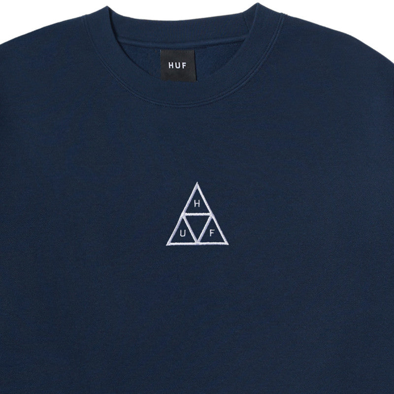 HUF Set Triple Triangle Crewneck Sweater Nightshade