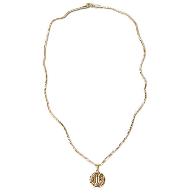 HUF Token Pendant Gold