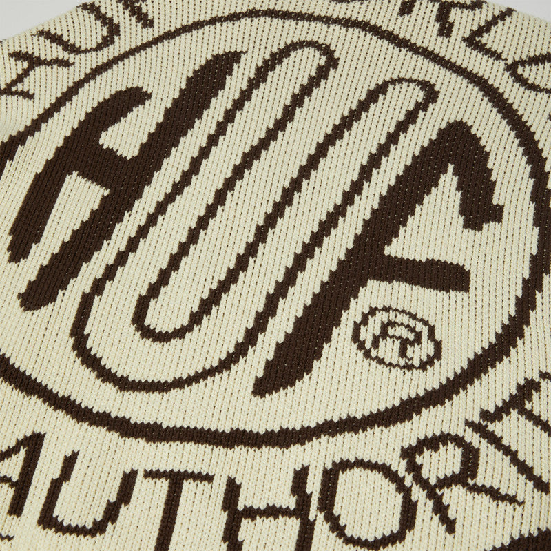 HUF Token Zip Hooded Sweater Bleach