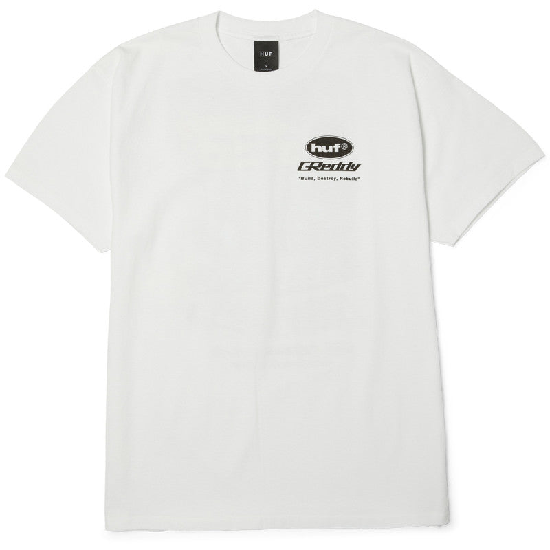 HUF x Greddy Parts T-Shirt White
