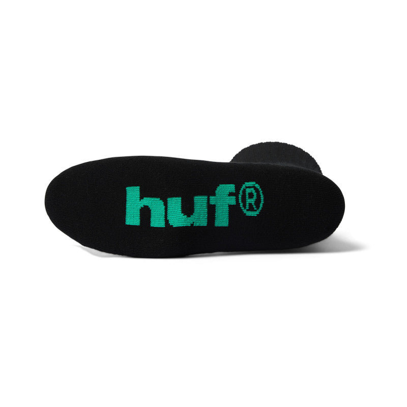 HUF x Mickey Greetings Crew Sock Black