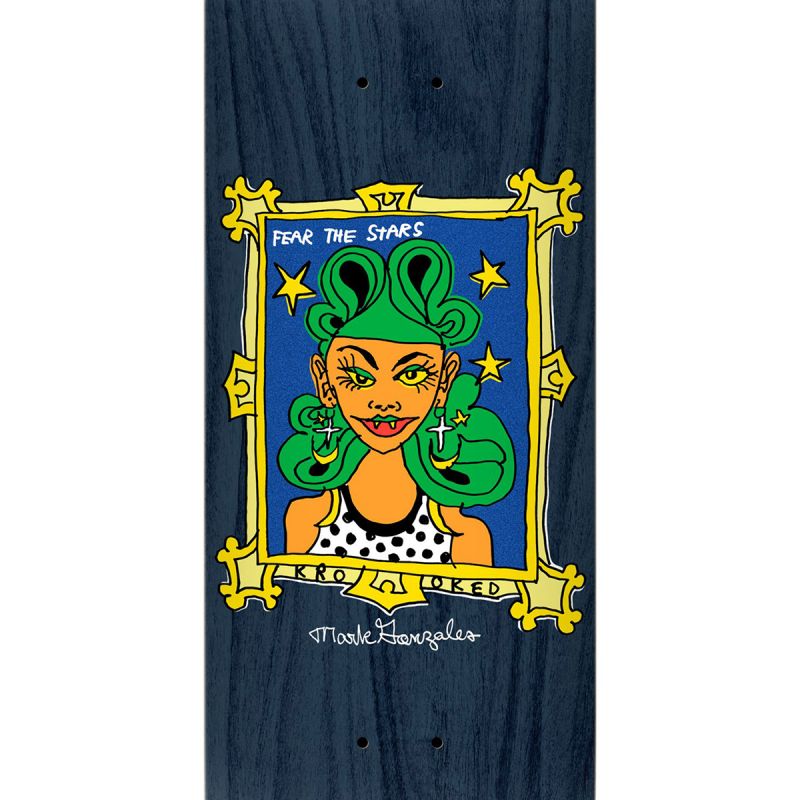 Krooked Gonz Fear Skateboard Deck 8.5