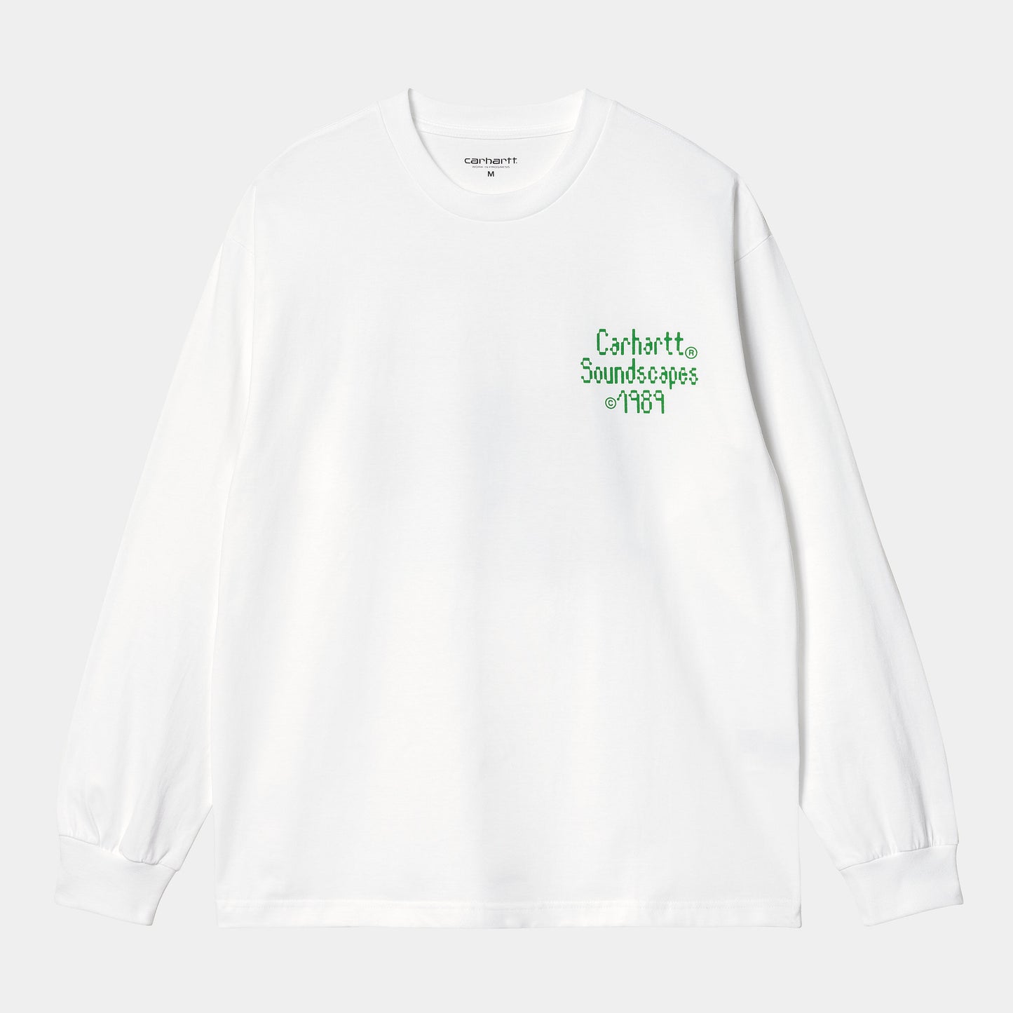 Carhartt WIP Soundface Longsleeve T-Shirt White