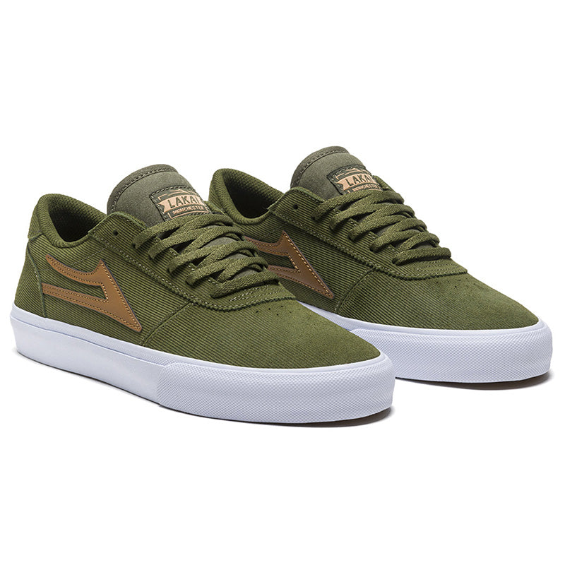 Lakai Manchester Olive Cord Suede