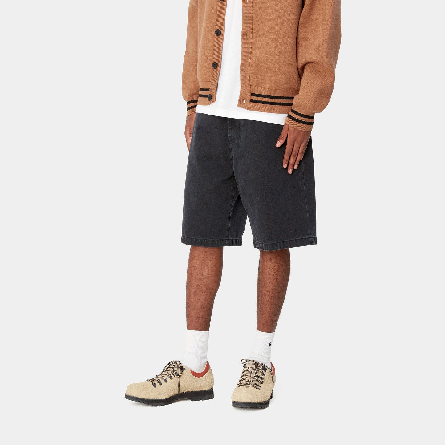 Carhartt WIP Landon Short Black Stone Washed