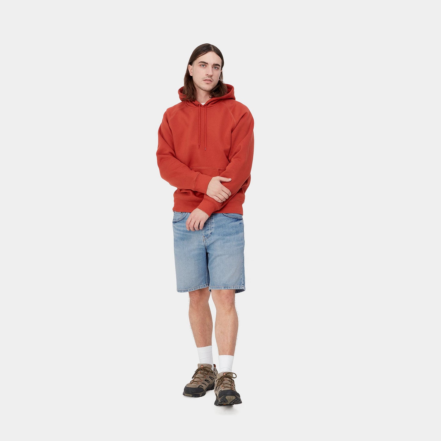 Carhartt WIP Newel Short Blue Light Used Wash