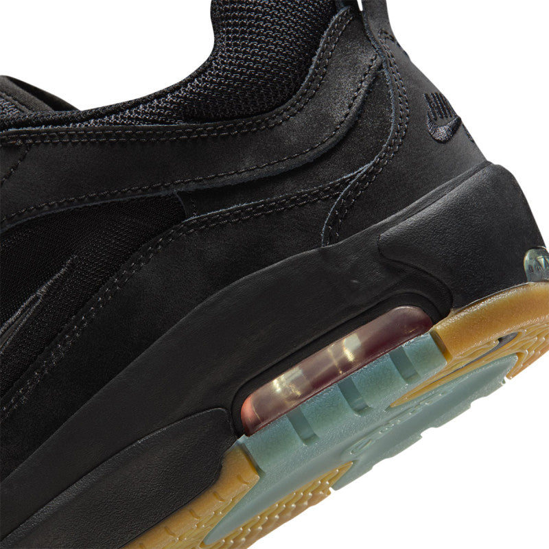 Nike SB Air Max Ishod Black/Black-Black-Black-Gum Lt Brown-Safety Orange