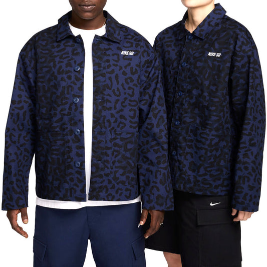 Nike SB Chore Jacket Midnight Navy/White