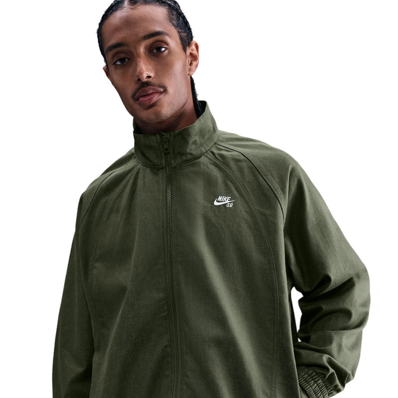 Nike SB Denim Track Jacket Medium Olive/White