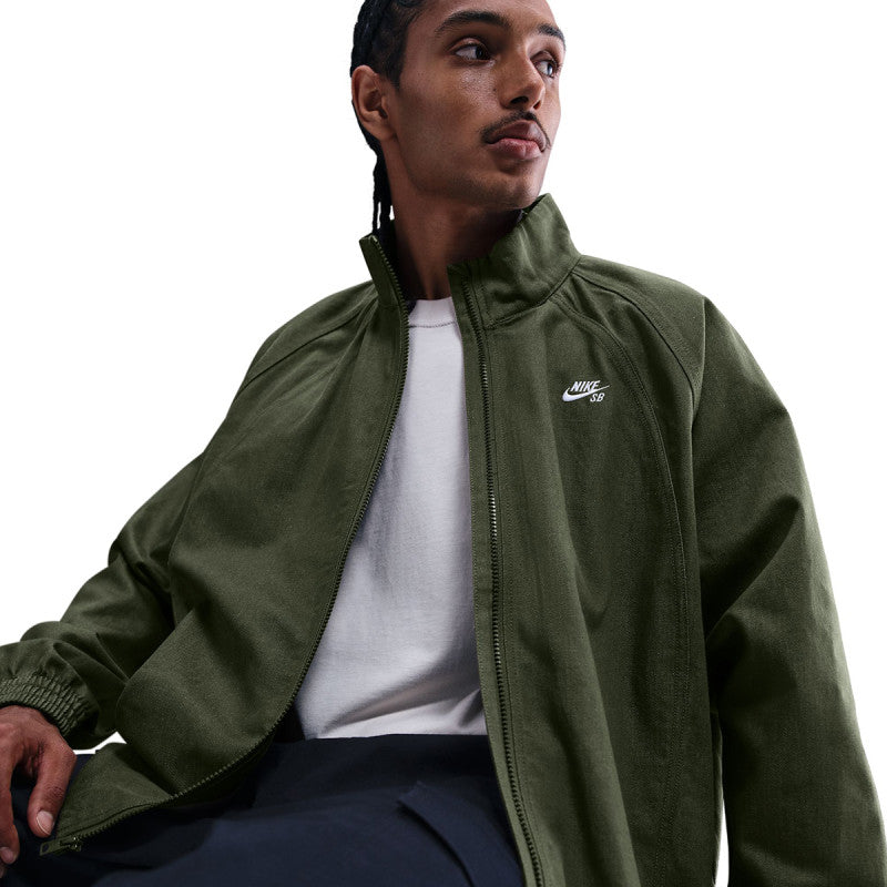 Nike SB Denim Track Jacket Medium Olive/White