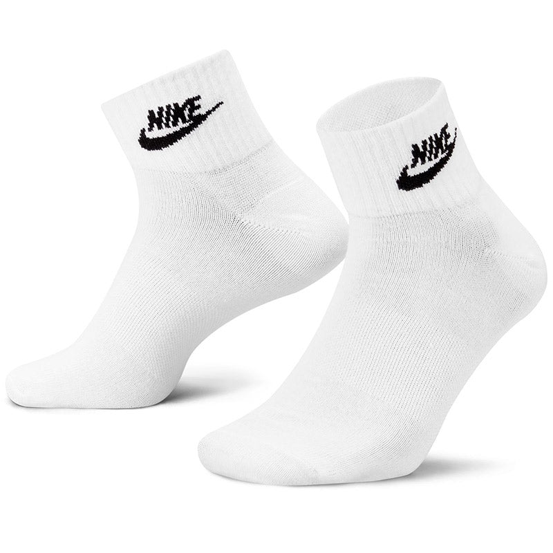 nike mens white ankle socks