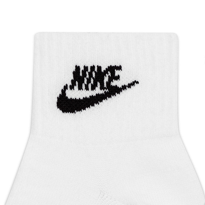 Nike SB Everyday Essential Ankle Socks White/Black (3 Pairs)