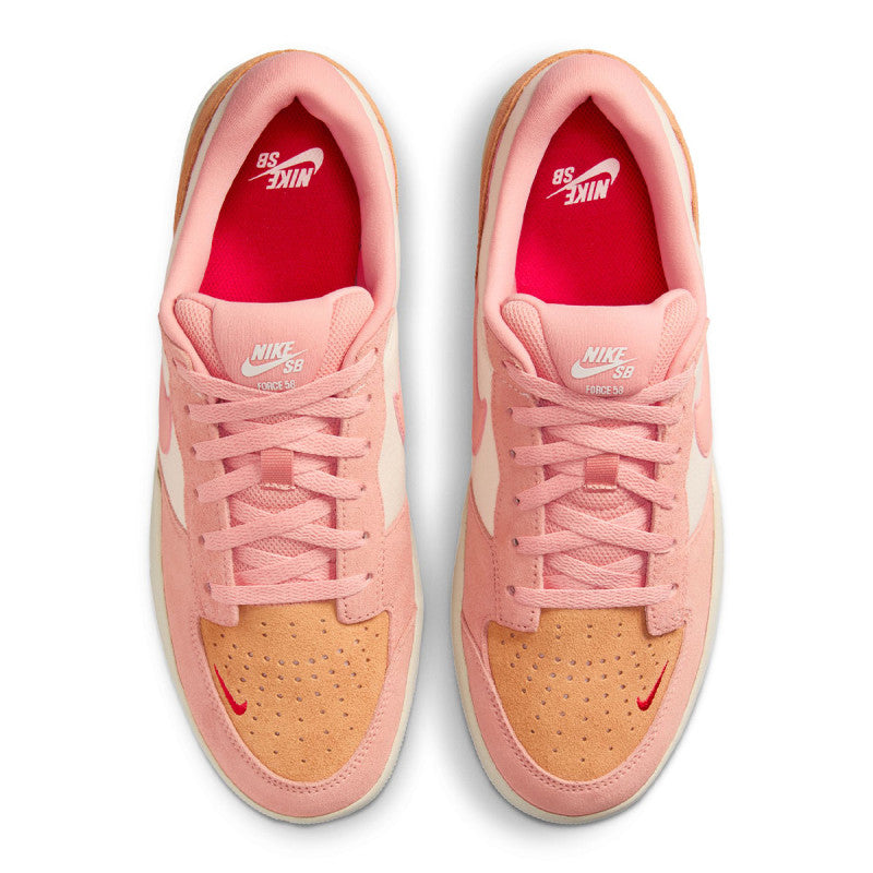 Nike SB Force 58 Pale Ivory/Apricot Agate-Copper Moon-Gum Lt Brown-Lt Crimson-Phantom