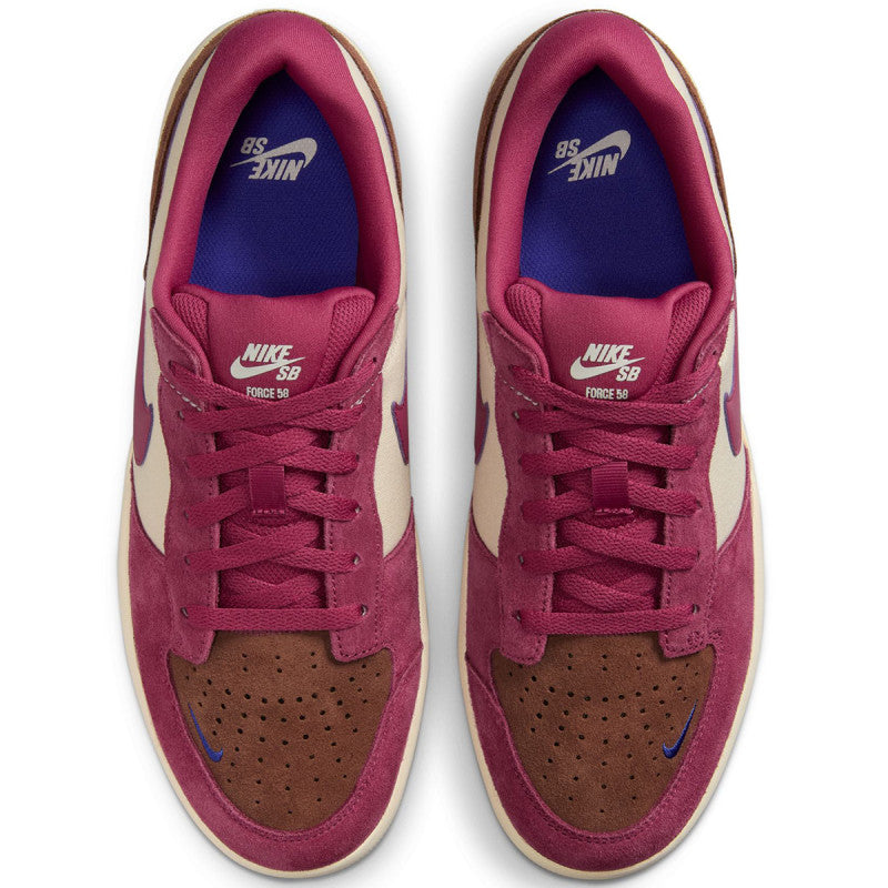 Nike SB Force 58 Pale Ivory/Sweet Beet-Fauna Brown-Pale Ivory-Persian Violet-Phantom