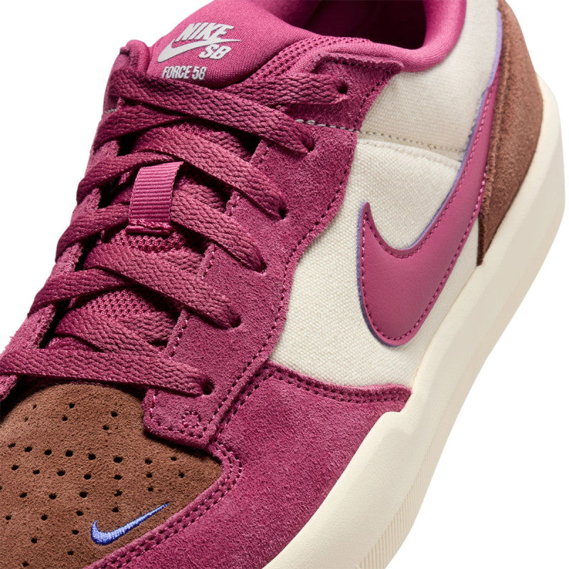 Nike SB Force 58 Pale Ivory/Sweet Beet-Fauna Brown-Pale Ivory-Persian Violet-Phantom