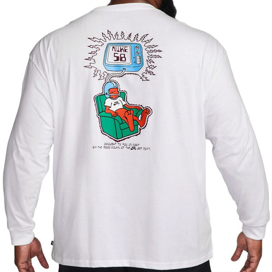 Nike SB M90 Brainwash Longsleeve T-Shirt White