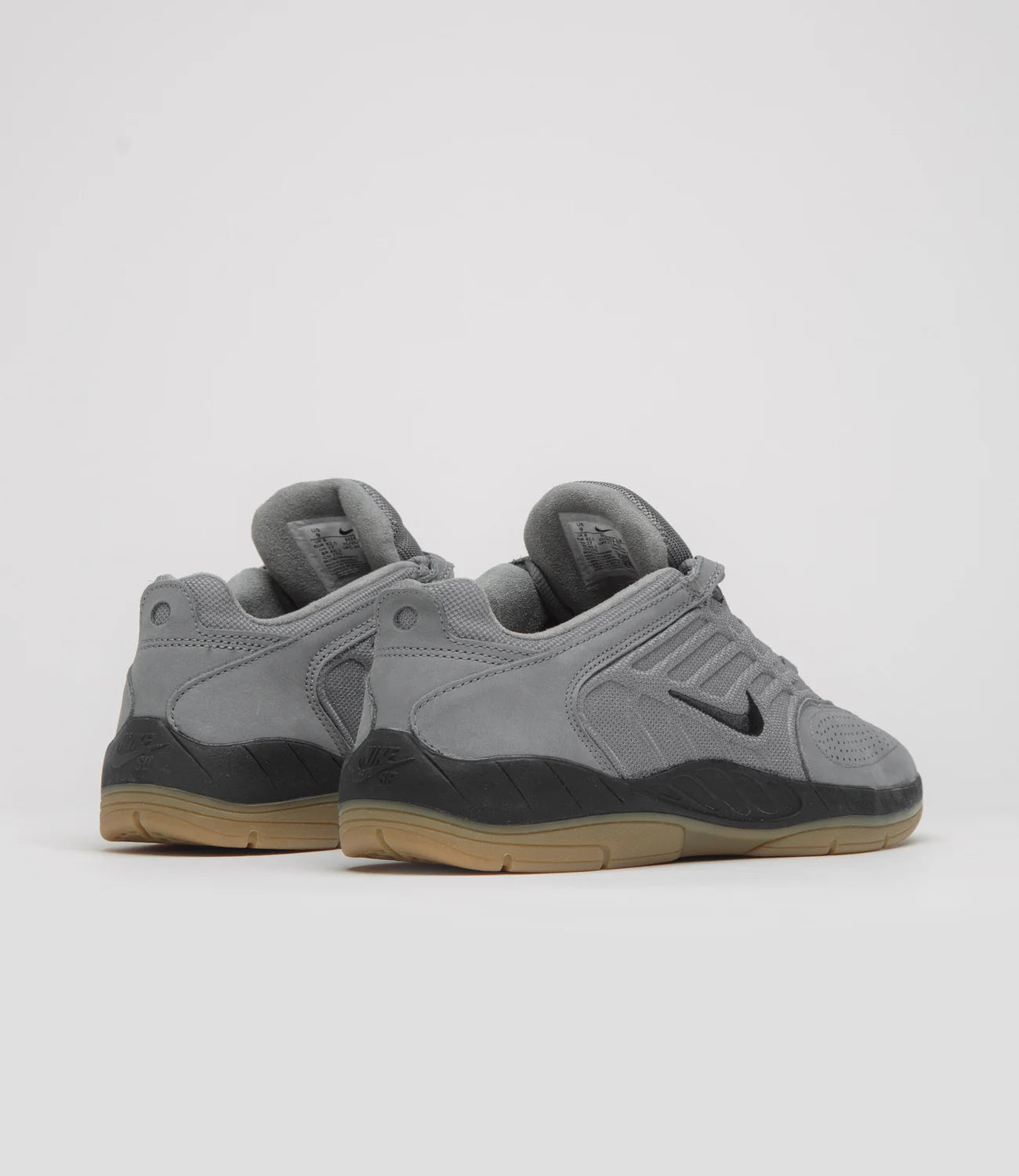 Nike SB Vertebrae Iso Cool Grey/Black-Cool Grey-Dk Grey-Gum Lt Brown-Safety Orange