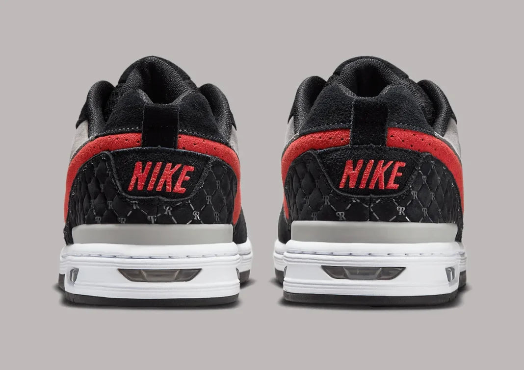 Nike SB Paul Rodriguez Zoom Air Low Black/Varsity Red-Flint Grey-Black-Med Grey-White