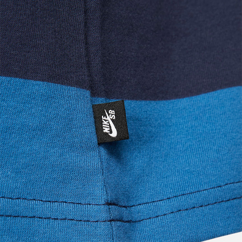 Nike SB Stripe T-Shirt Midnight Navy/Industrial Blue
