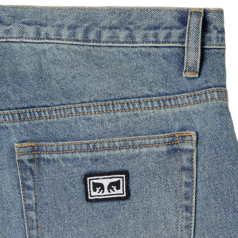 Obey Boxcar Straight Leg Denim Pant Heavy Vintage Indigo