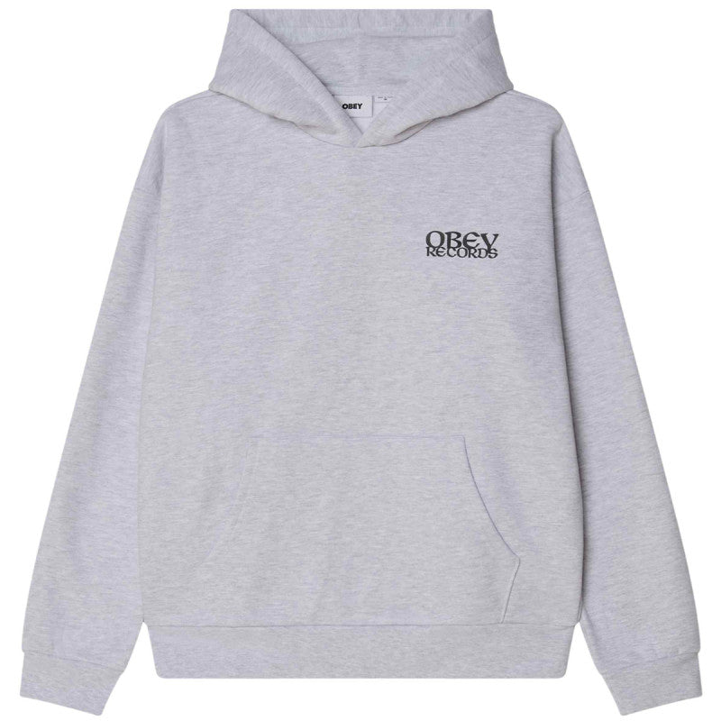 Obey Disorder Extra Heavy Hooded Sweater Ash Grey