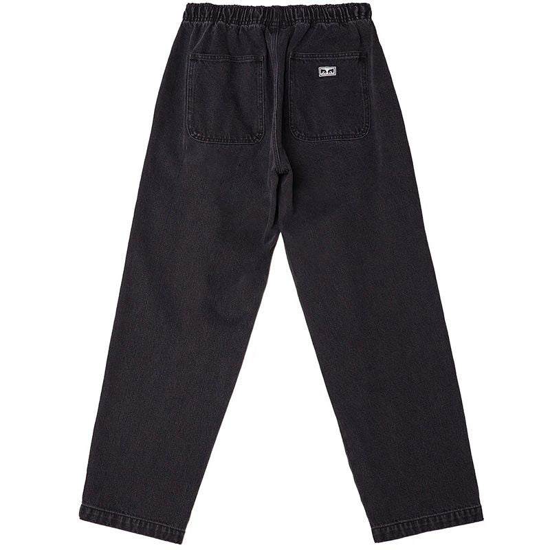 Obey Easy Denim Pant Faded Black