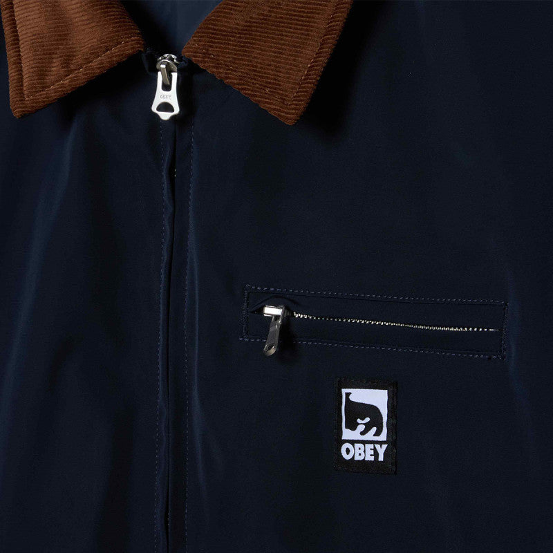 Obey Elysian Jacket Dark Navy
