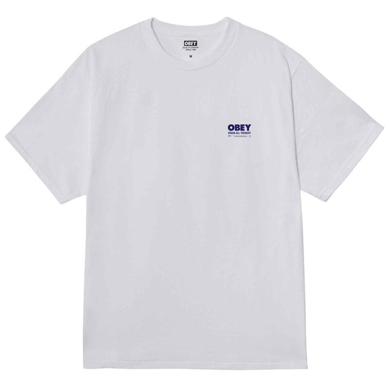 Obey Erase All Thought T-Shirt White