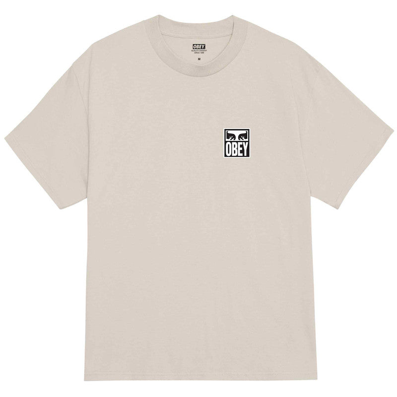 Obey Eyes Icon 2 T-Shirt Silver Grey
