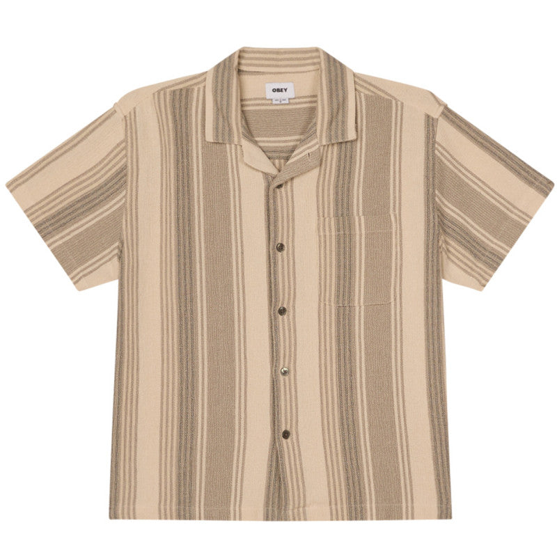 Obey Frazer Woven Shirt Birch