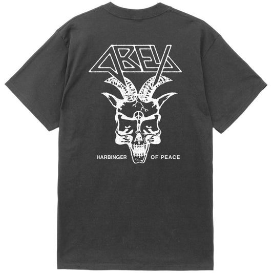 Obey Harbinger Of Peace T-Shirt Vintage Black